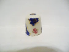 THIMBLE VINTAGE PORCELAIN HEIRLOOM EDITIONS '83 "EDWARDIAN ROSE"