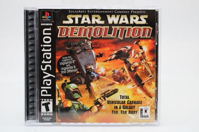 Refurbished PS1 Star Wars Demolition Complete CIB + Reg Card BL Mint Excellent