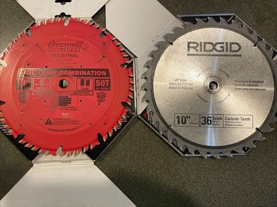 Freud Industrial 10'' 50T Combination & Rigid 10  Saw Blades