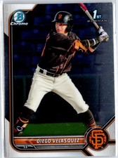 2022 Bowman Diego Velasquez Chrome Prospects #BCP-110