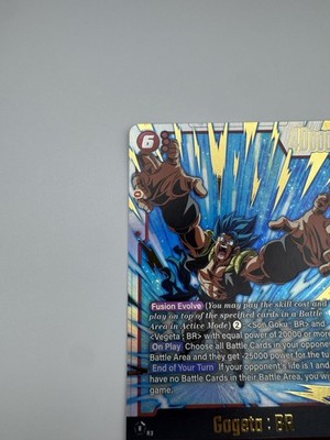 Gogeta BR SCR FB09-121 Dual Evolution Dragon Ball Fusion World | eBay