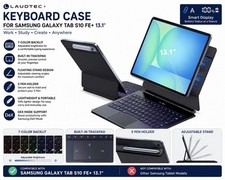 Keyboard Case for Samsung Galaxy Tab S10 FE 13.1  Backlit Trackpad S Pen.
