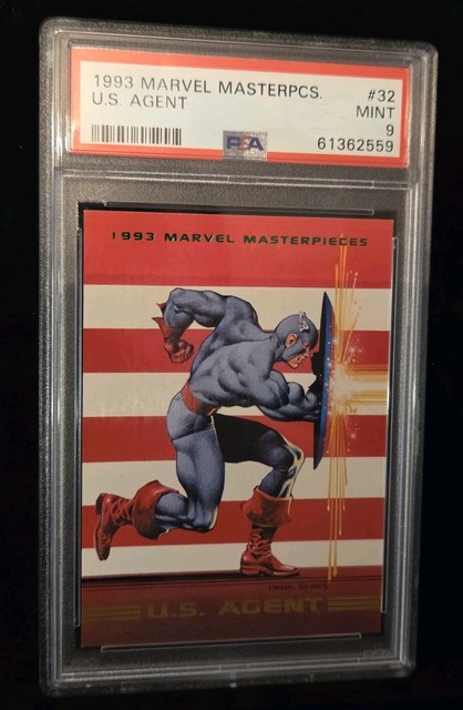 1993 Marvel Masterpieces #32 U.S. Agent PSA 9