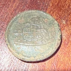 Dug Civil War  Or Later Train Button 💥 🇺🇸 💣