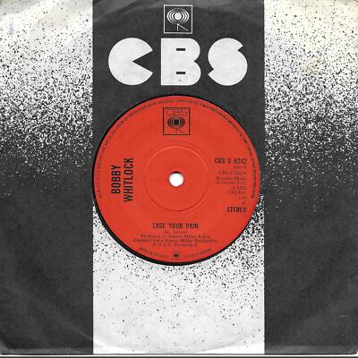 Bobby Whitlock Ease Your Pain UK 45 7'' single +Satisfied