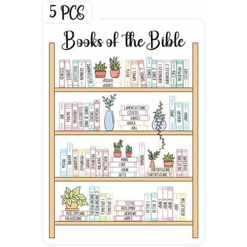 58 PCs Bibel Reading Tracker Lesezeichen Aufkleber für alte und neue Testamente - Photo 14/15