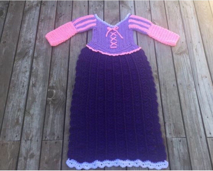 Princess Dress Blanket Princess Blanket Princess Snuggie Rapunzel