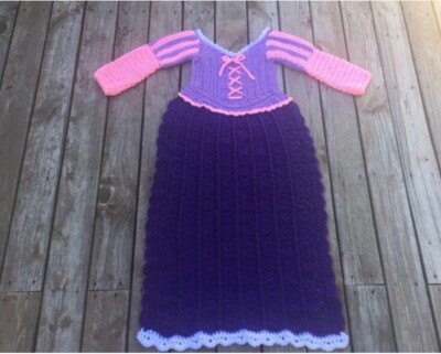open lace back dress Blankie Tails Unicorn Princess Dress Wearable Blanket for Kids 5-12 -  Magical, Cozy, and Fun Sleepover Essential: Buy Online at Best Price in UAE