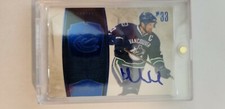 Henrik Sedin 2011-12 Panini Dominion Hockey Blue Auto #6/10 Hockey Card!!