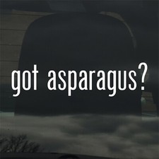 Got Asparagus? Custom Vinyl Sticker Decal Vegetables Garden Vegan Food