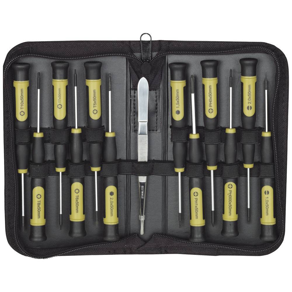 Proxxon MICRO-DRIVER Kit cacciaviti Taglio, Croce Phillips, Profilo a T,