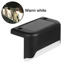 4-20 PCS Solar LED Deck Lights Path Garden Patio Pathway Stairs Step Fence Lamps