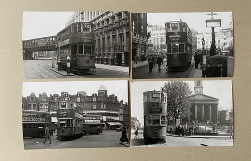 4 x London Transport Trolleybus Preservation Society Fotos von D A Jones L3