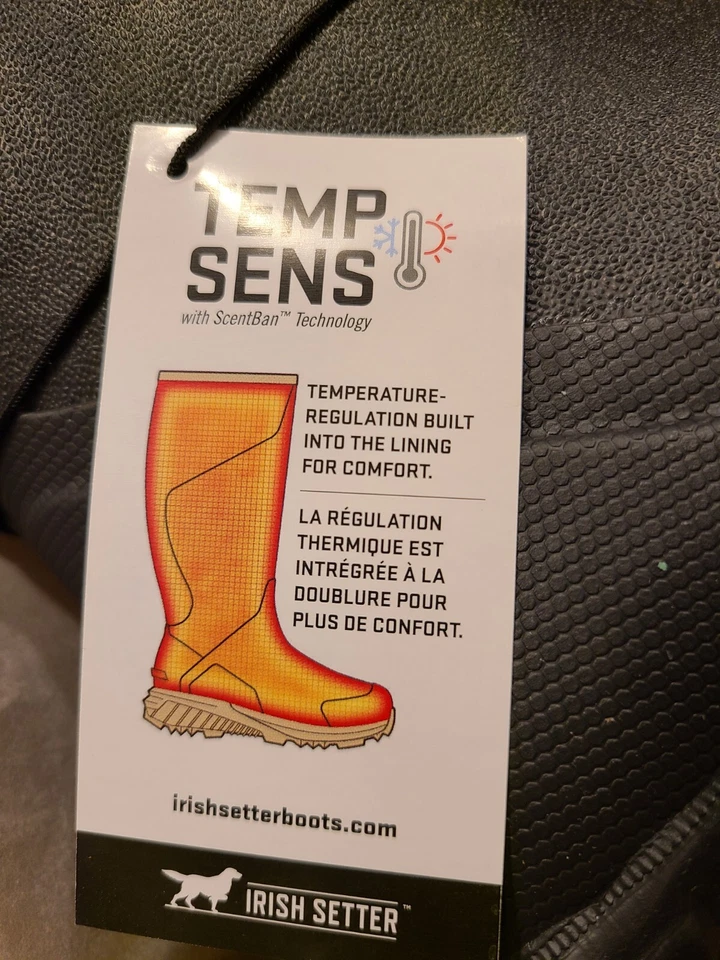 Irish Setter MudTrek 17" Waterproof Full Fit Rubber Boots (Men's 12) Mossy Oak - Image 4 of 4