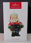 2023 Hallmark Jolly Santa Porcelain Ornament - Re-issue of 2022 Ornament — photo 1