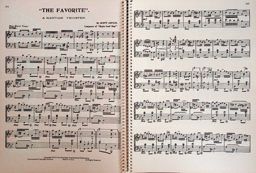 Ragtime Piano Best Of Scott Joplin Song Sheet Music Book - Picture 5 of 7