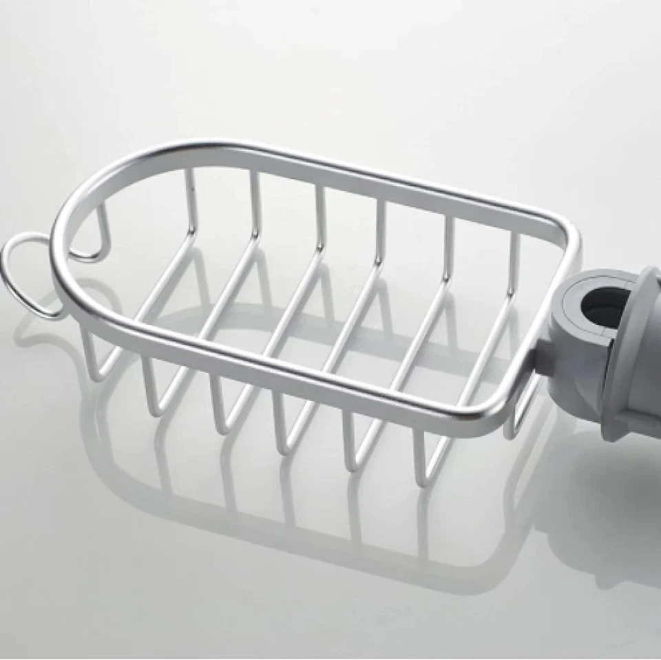 Seifenhalter Duschregal Seifenschale Seifenablage Duschstange Duschkorb Badregal - Bild 3 von 4