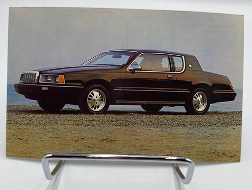 Vtg 1984 Mercury Cougar XR-7 Dealer New Car Advertisement Sales Card