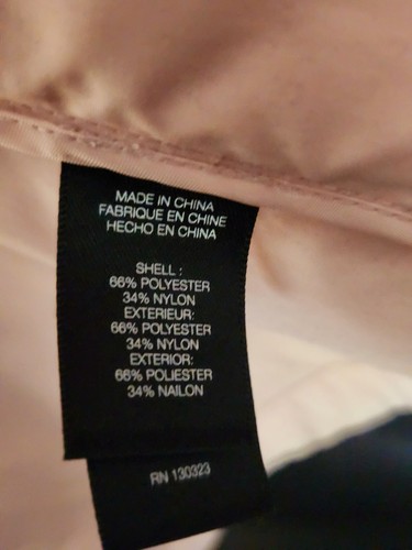 Kenneth Cole Blush Salmon Light Pink Windbreaker Jacket Large Hooded Full Zip - Picture 4 of 5