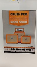 ORANGE GUITAR AMPLIFIERS CRUSH PRO AMPS  - 11x8.5 - PRINT AD.  b4