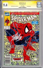 SPIDER-MAN #1 TORMENT UPC CGC SS 9.4 STAN LEE SIGNED GREEN AND SILVER VARIANT