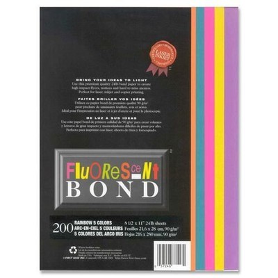 First Base Fluorescent Bond Laser Laser Paper - FST78020