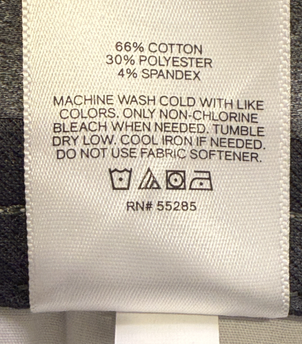 NUEVO PANTALÓN CHINO EXPRESS GRIS PIEDRA ATLÉTICO AJUSTADO HIPER ELÁSTICO TALLA 30x30 30 - Imagen 6 de 7