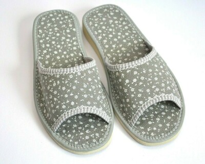 Damen Stoff - Hausschuhe-Pantoffeln.Neu.Schuhgröße von 37 bis 41.Dz-079
