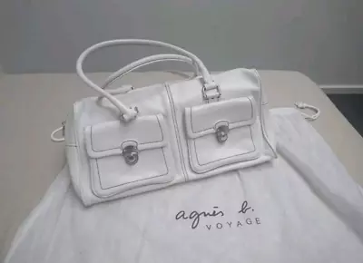 Agnes B White Leather Handbag Bags Gumtree Australia Gungahlin Agnes B White Leather Handbag