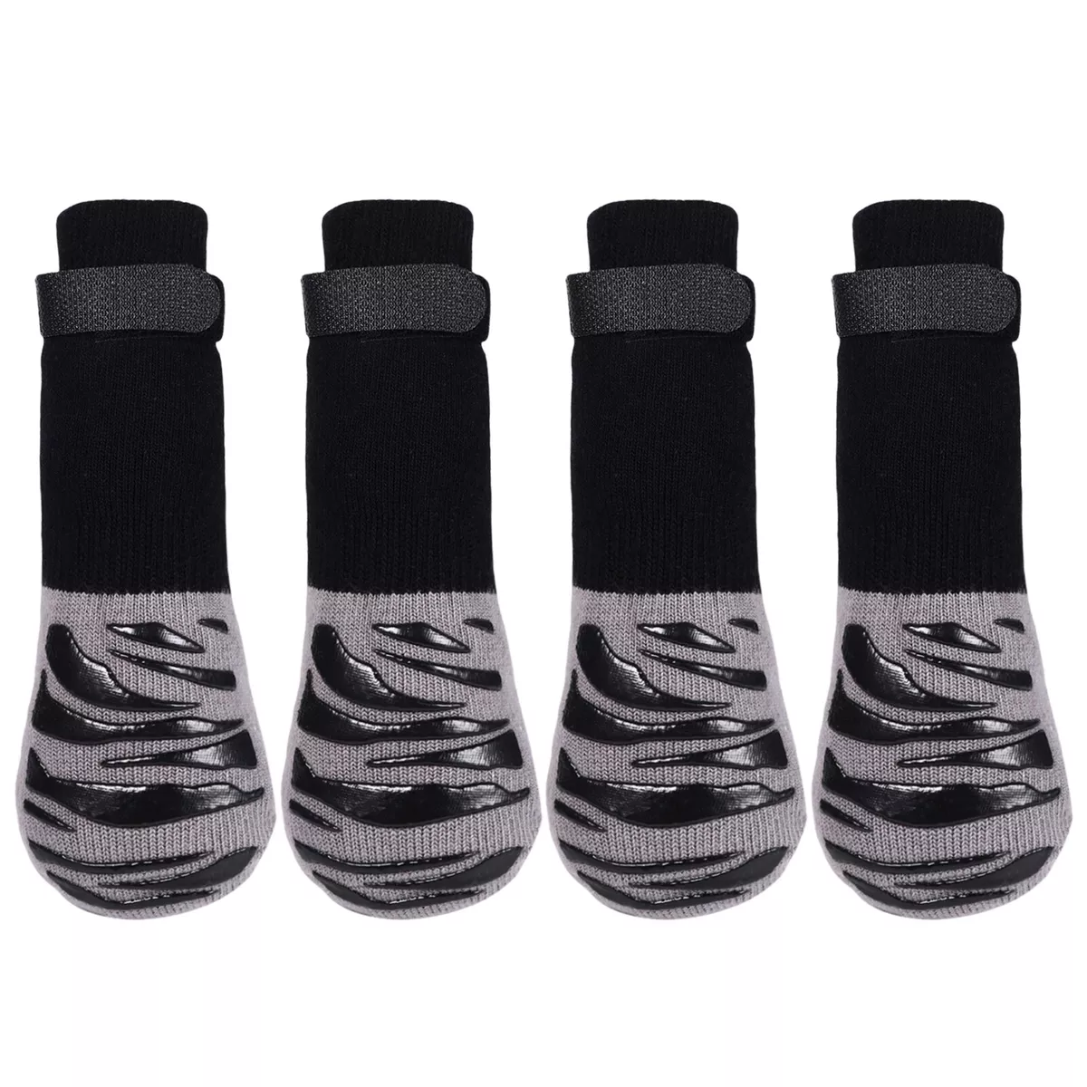 4pcs Non Slip Dog Socks Hardwood Floor Paw Protector for Small