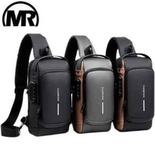 Password Lock Anti-Theft Men'S Chest Bag Casual Sports Small Backpack Crossbody