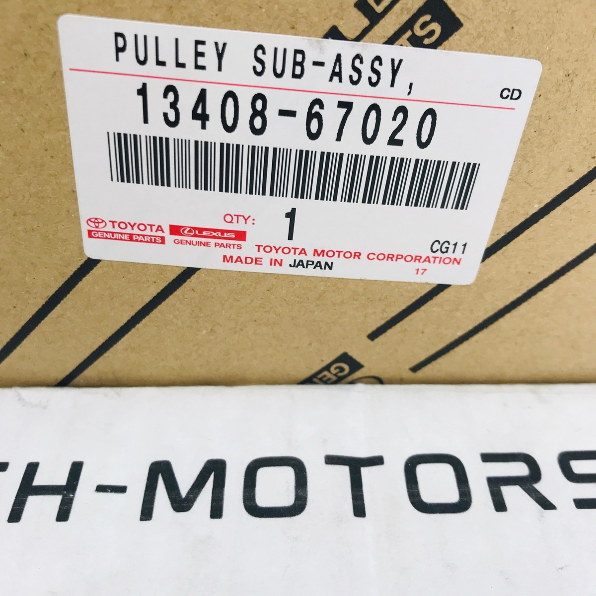 TOYOTA Genuine Hilux 4Runner 1KZTE Engine Crankshaft Pulley