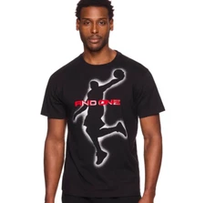NWT AND1 Men's 3XL Black Basketball Athletic Graphic T-Shirt Relaxed Fit