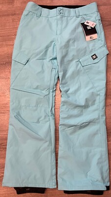 DC Womens Nonchalant Snowboard Snow Ski Pants Blue Teal Size XL