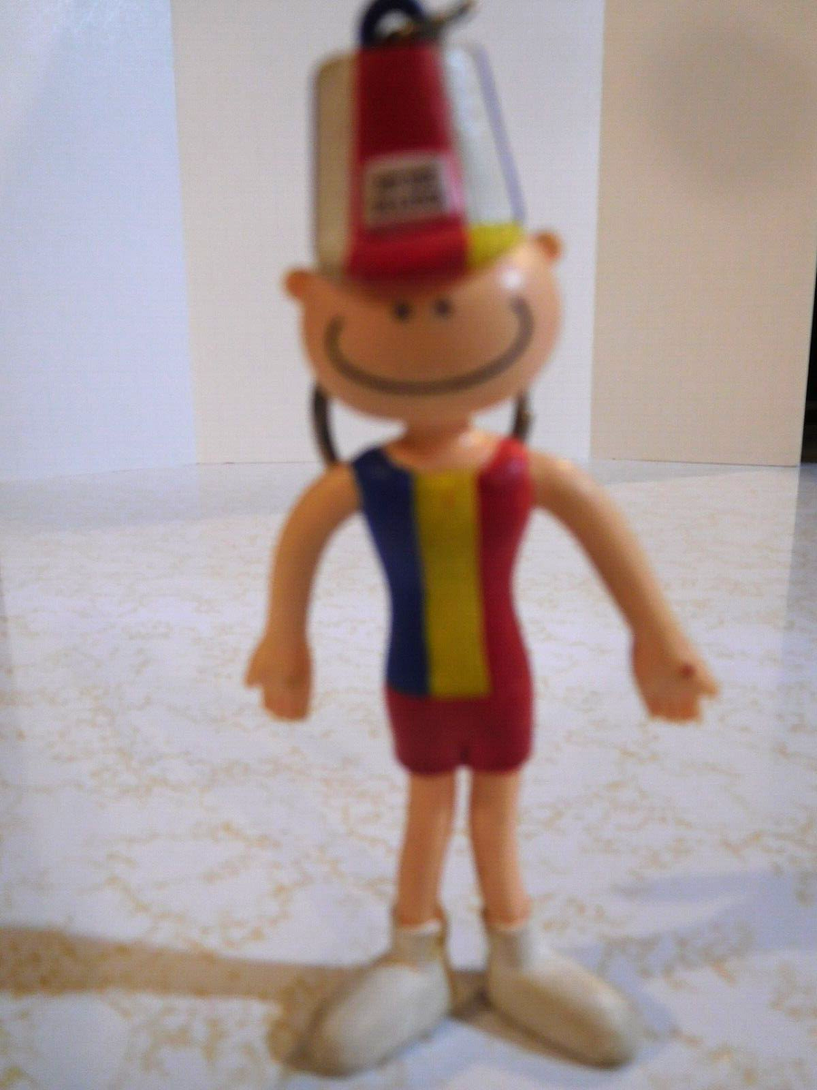 Rare Vintage Hot Dog On A Stick inch Bendy Man Mascot Standing