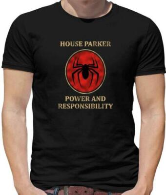 Haus Parker, Power And Verantwortung Herren - Spinne - Hero - Comic