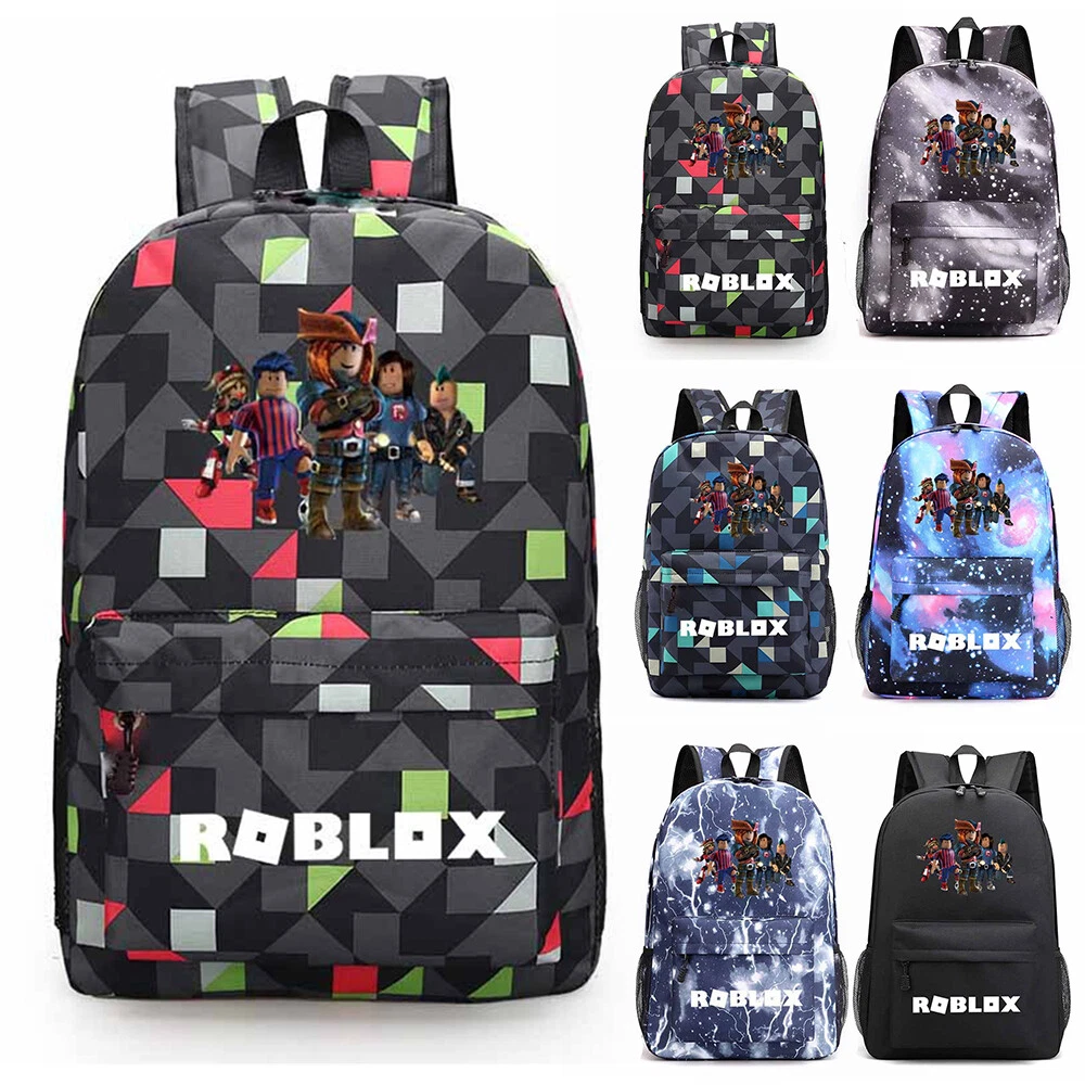 Roblox Print Backpack Teens Kids Boys Girl School Bookbag Shoulder Bags Satchel