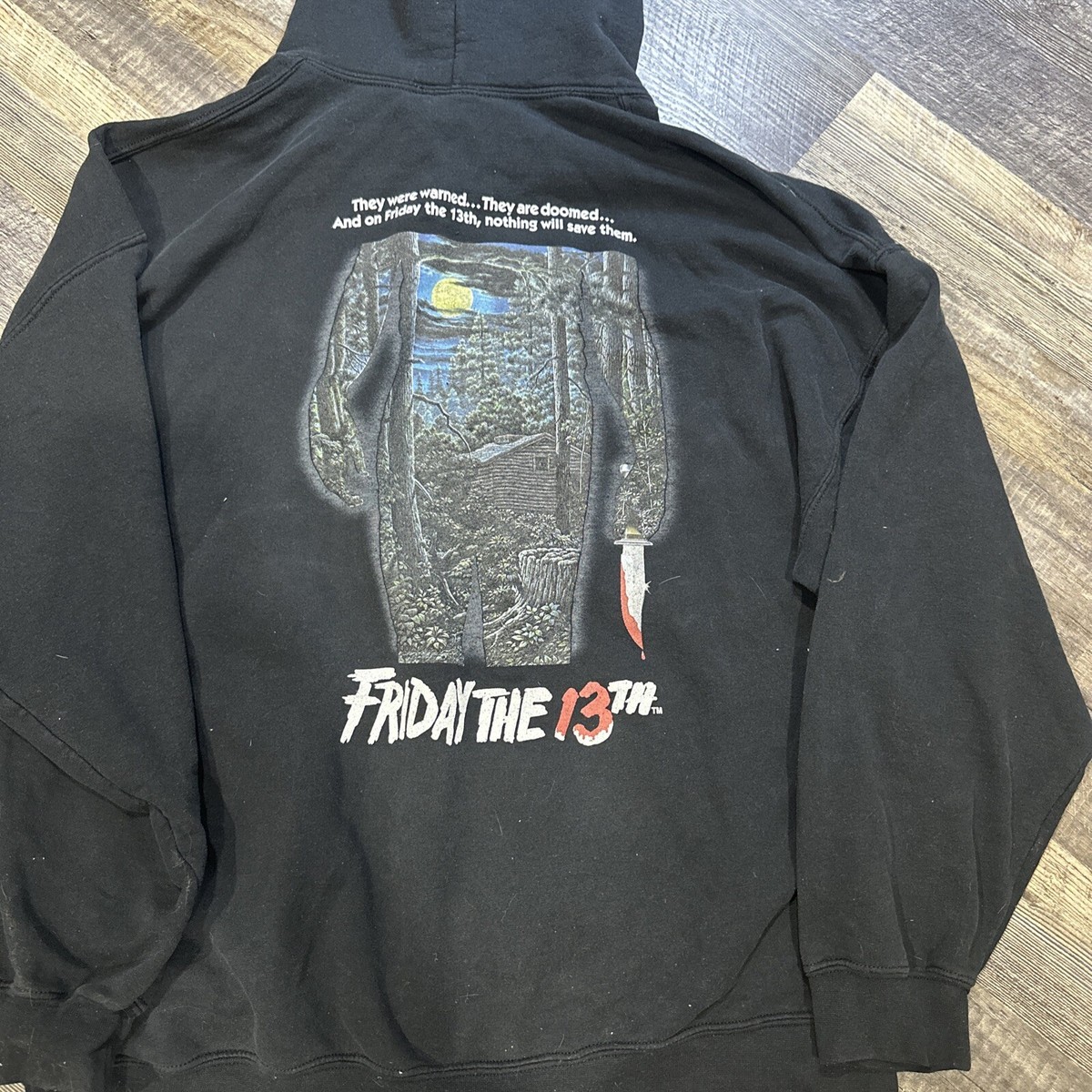 The HUNDREDS x Friday the 13th Jason Hoodie Adult Size XL Limited Edition  Black