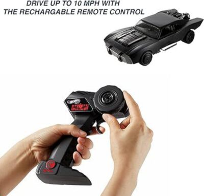 Hot Wheels RC The Batman Batmobile, Remote-Controlled 1:10 Scale