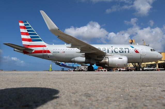 1:200 Gemini AMERICAN AIRLINES Airbus A319 with Sharklets
