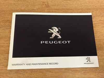 PEUGEOT SERVICE HISTORY BOOK ALL MODELS NEW FREE POSTAGE  Rifter , Traveller