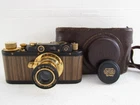 Leica-II(D) Kriegsmarine WWII Vintage Russian Camera + Lens Elmar f3,5/5cm EXC!!