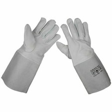 Image of Sealey TIG Welding Gauntlets Pair Welders Hand Gloves SSP142