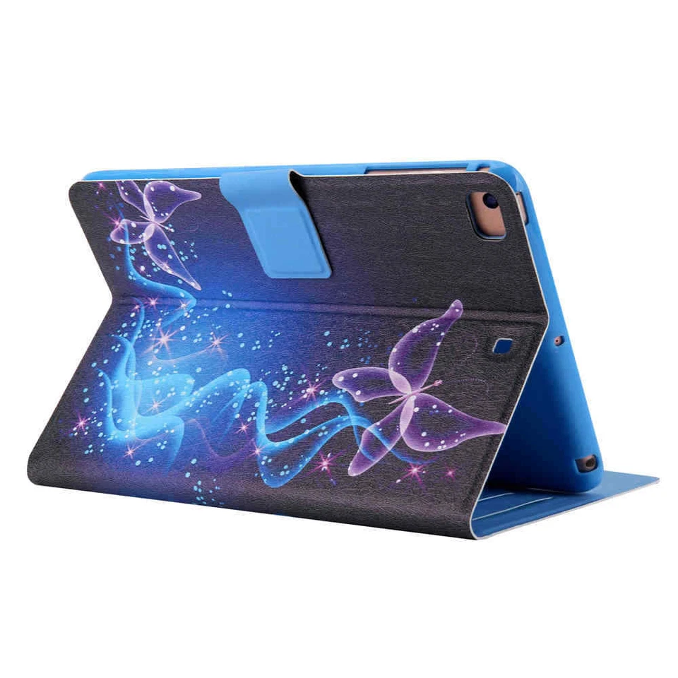 For iPad 5th 6th 7th Generation Mini Air Magnetic Flip Stand Leather Case Cover - Image 3 of 4