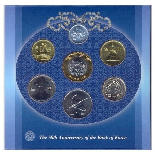 2000 South Korea Mint Coin Set - 1 Won to 500 Won KOMSCO - Picture 3 of 8