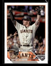 2023 Topps #571 Bryce Johnson Rookie San Francisco Giants