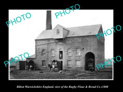 OLD 8x6 HISTORIC PHOTO OF BILTON WARWICKSHIRE ENGLAND FLOUR & BREAD Co c1880