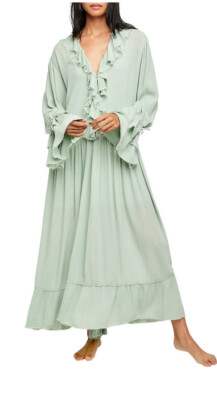 $168 Free People Endless Summer Sweet Darlin Maxi Dress Mint Green  Oversized XS | eBay