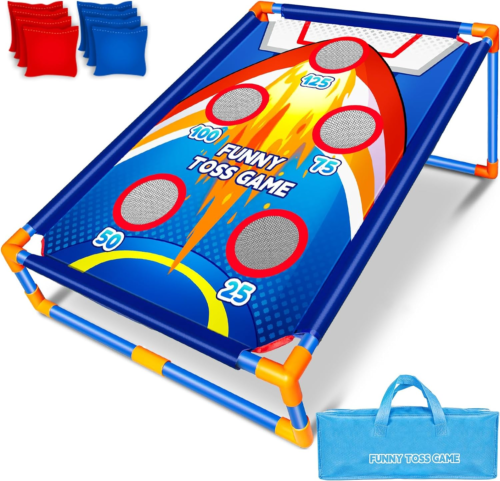 Bean Bag Toss Game for Kids,Outdoor Game for Kids,Family Party Game Birthday Chr - Picture 10 of 12