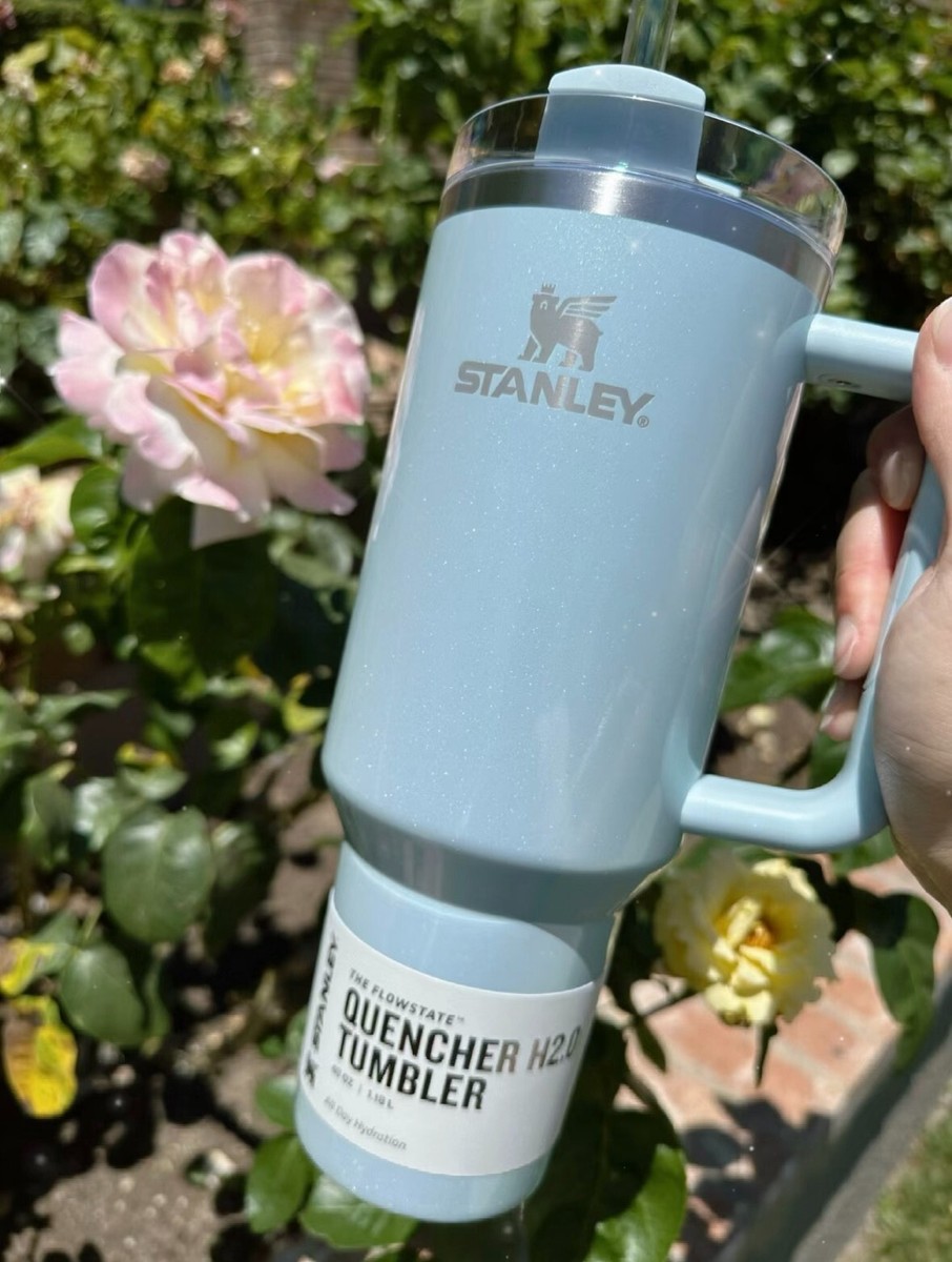 STANLEY 40 oz Quencher Tumbler ASTER/BLUEBERRY MILK TARGET Shimmer